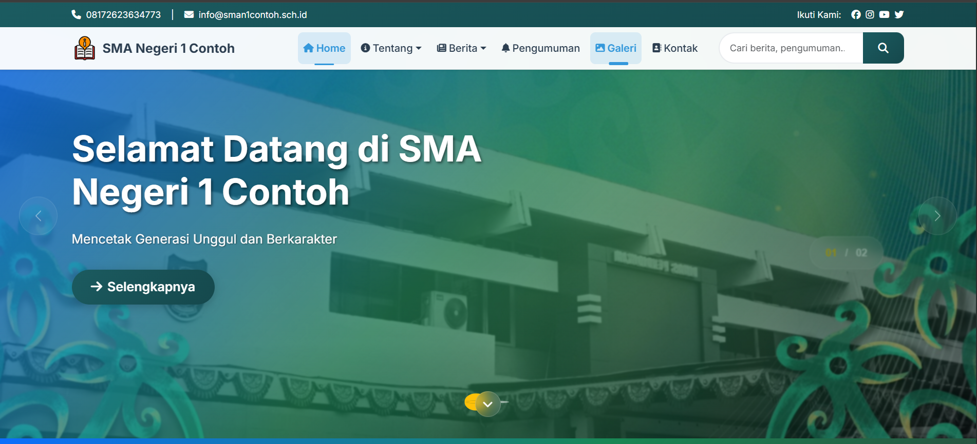 Pembuatan Website Profil Sekolah